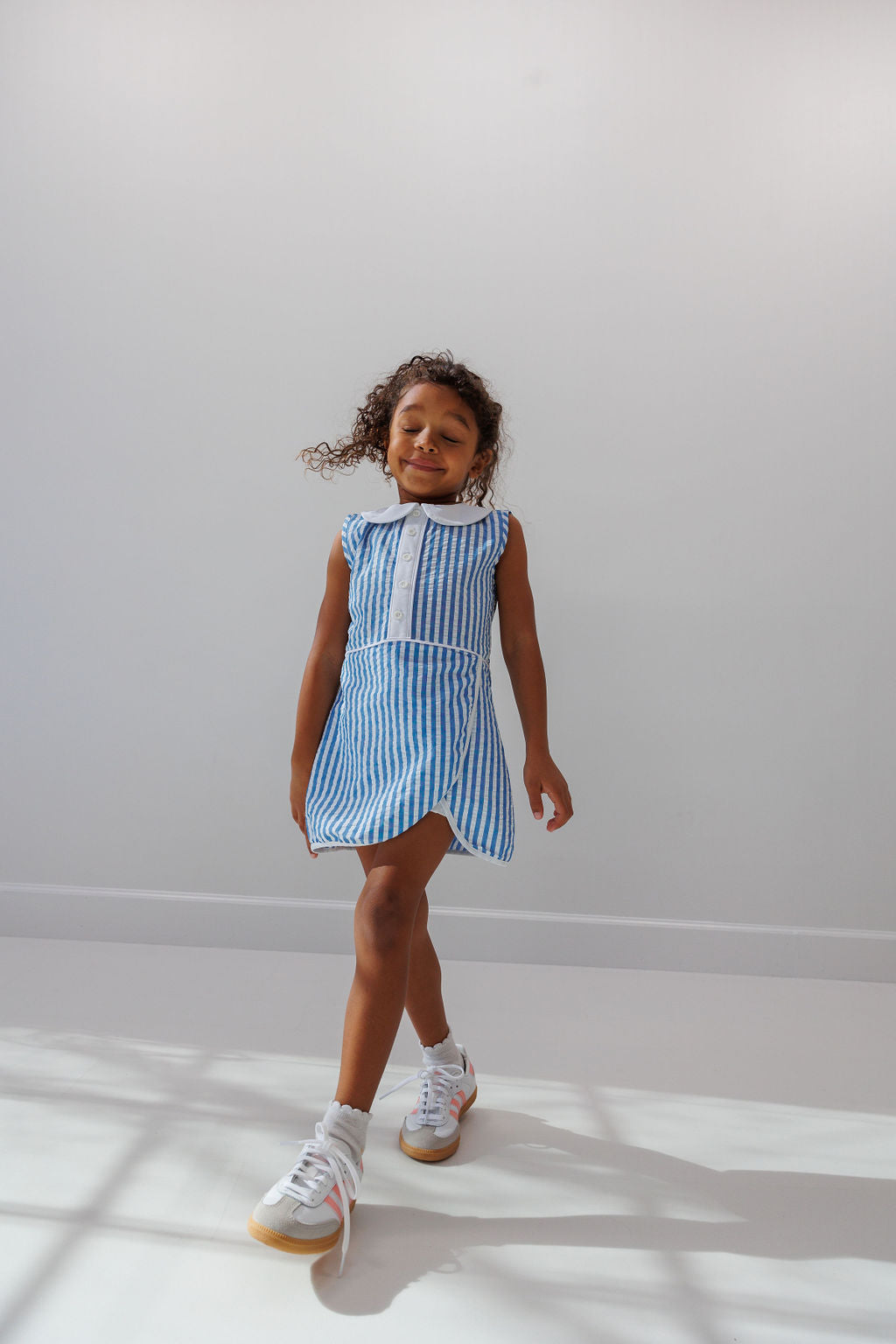 Tennis Skort Dress | Seersucker Stripe