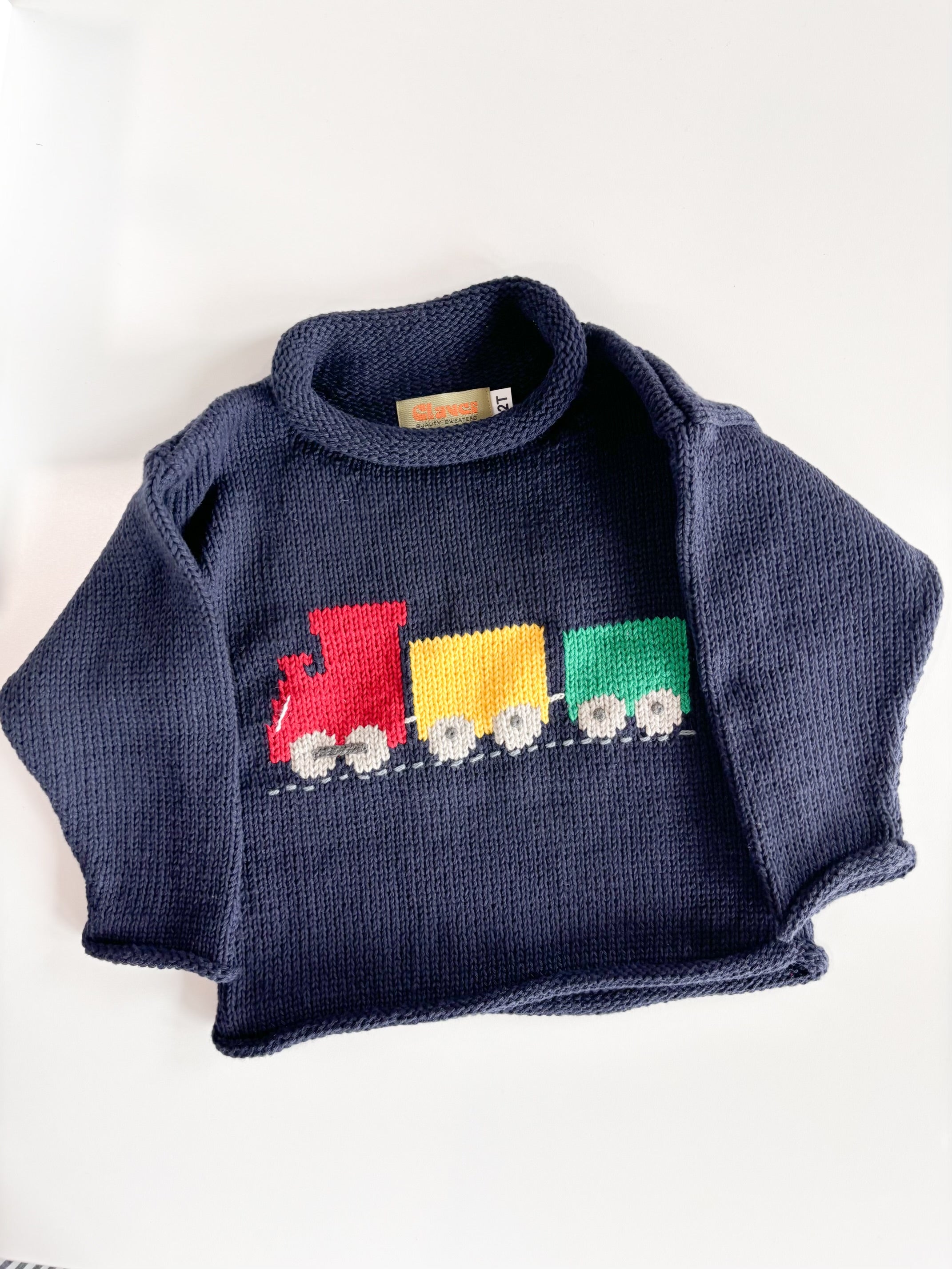 Roll Sweater | Train Navy