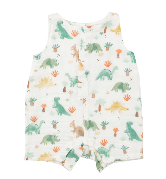 Shortie Romper | Softy Dinos