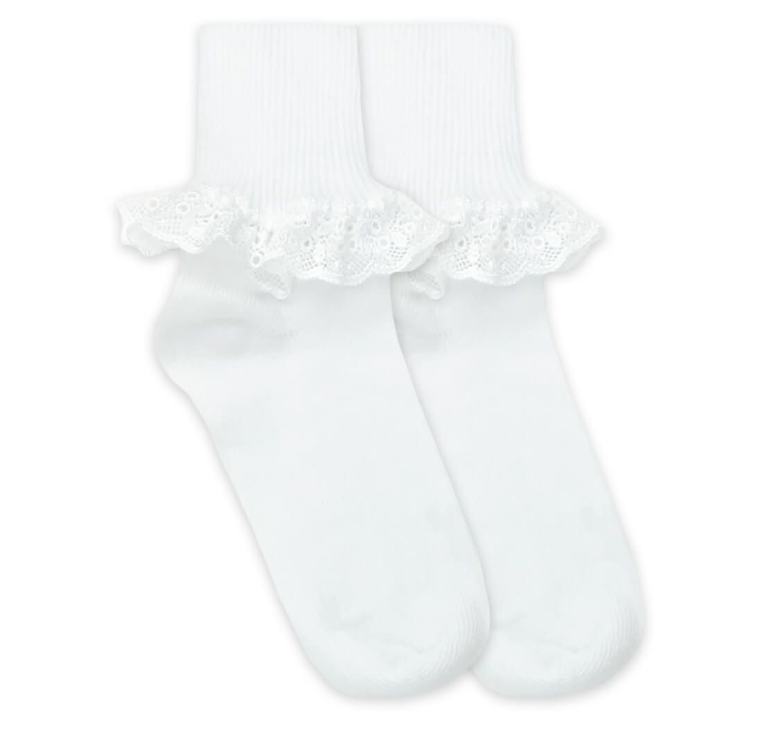 Chantilly Lace Turn Cuff Socks | 1 Pair