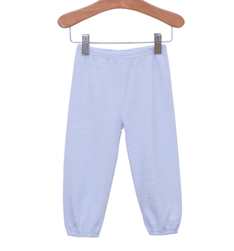 Bloomer Pants | Light Blue Stripe