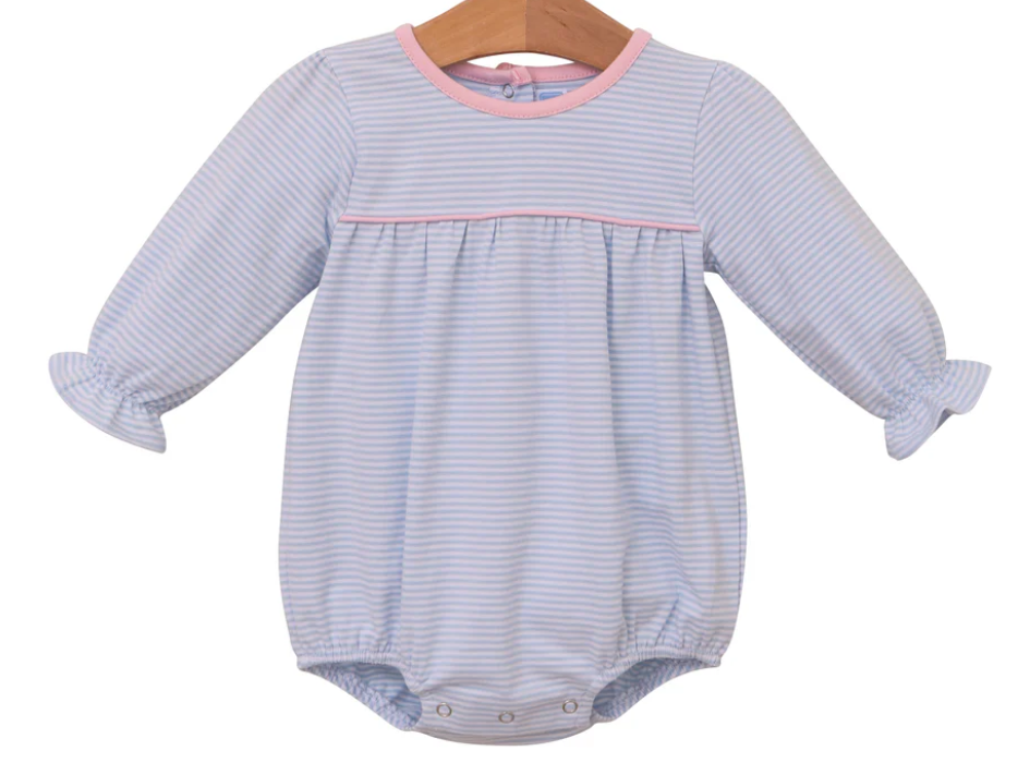 Ellie Bubble | Light Blue Stripe/Light Pink