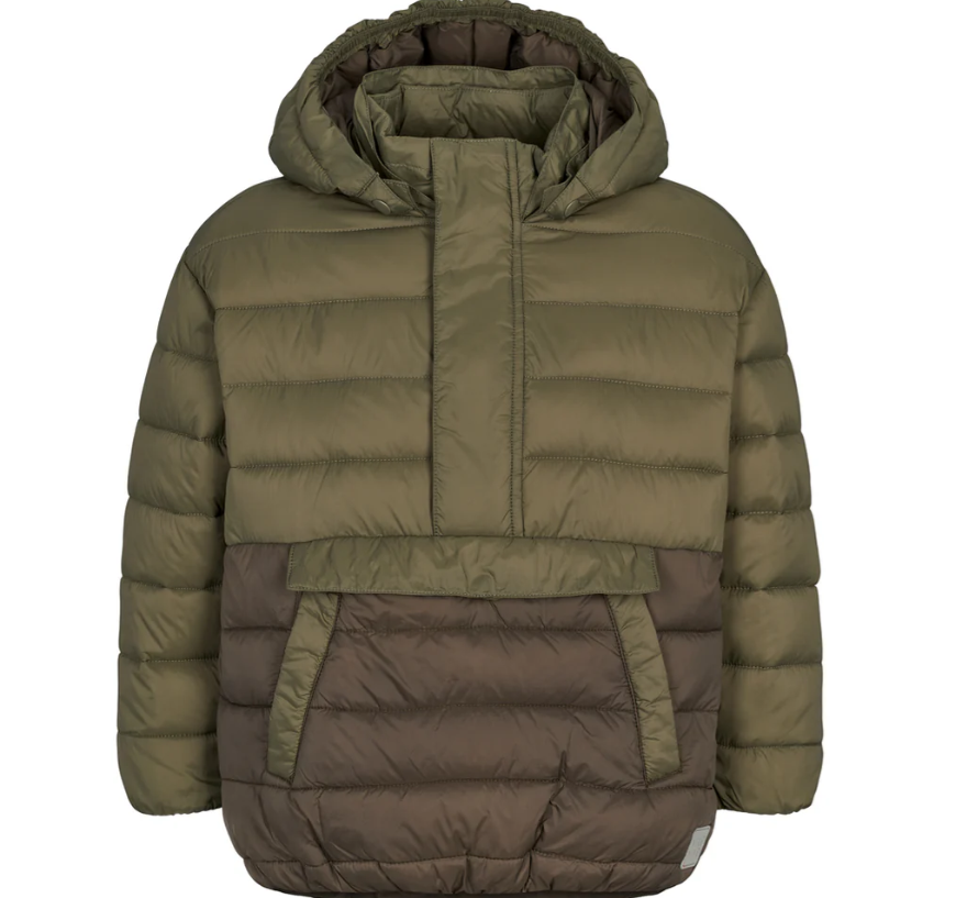 Olly Puffer Jacket | Green Block