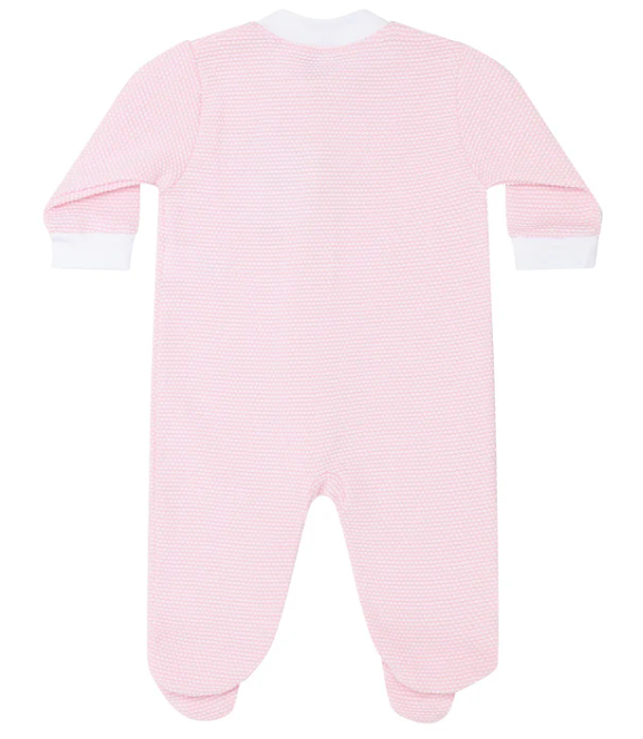 Bubble Zipper Footie | Pink