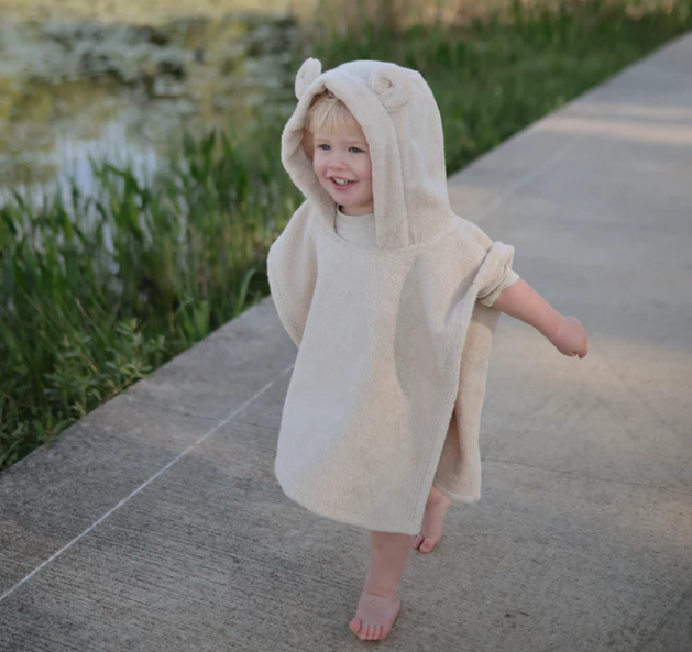 Bear Poncho Towel | Fog