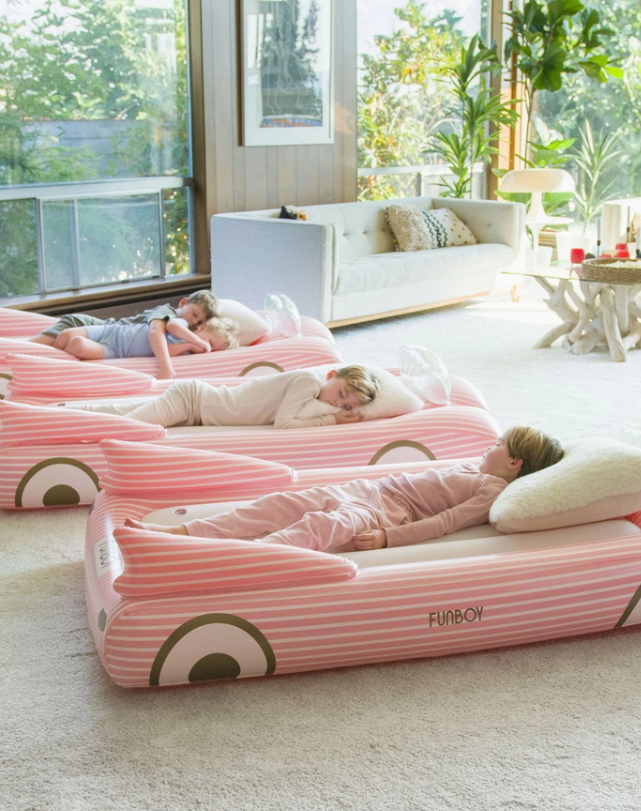 Kids Air Mattress Sleepover Bed