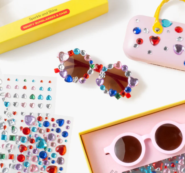 Sparkle and Shine Gemify Sunglasses and Case