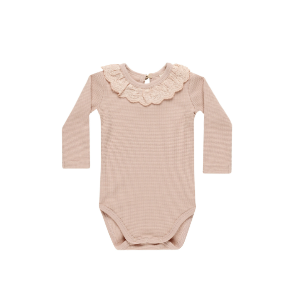 Ruffle Collar Bodysuit | Blush