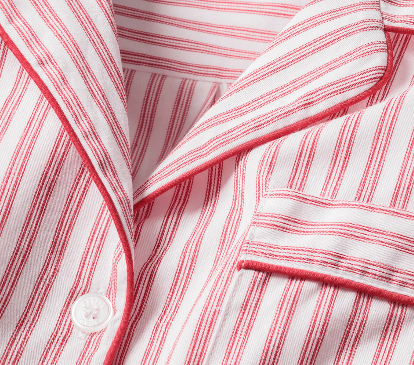 Pajama Set | Antique Red Ticking