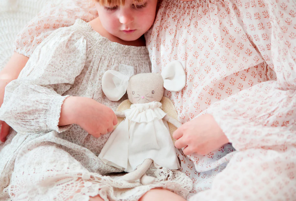 Angel Baby Mouse | Ivory Gold