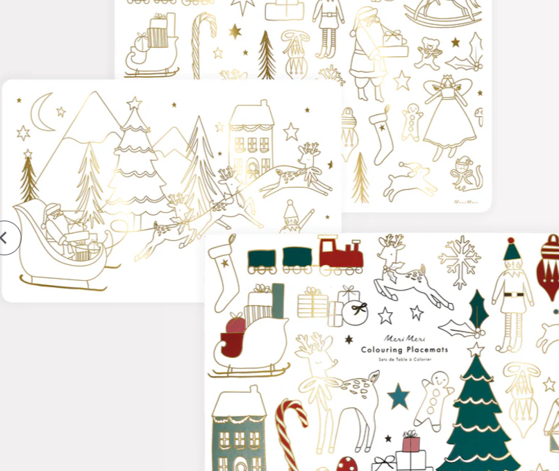 Christmas Coloring Placemats