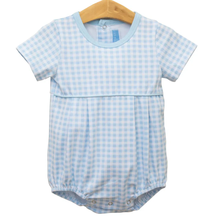 Bentley Bubble | Light Blue Gingham