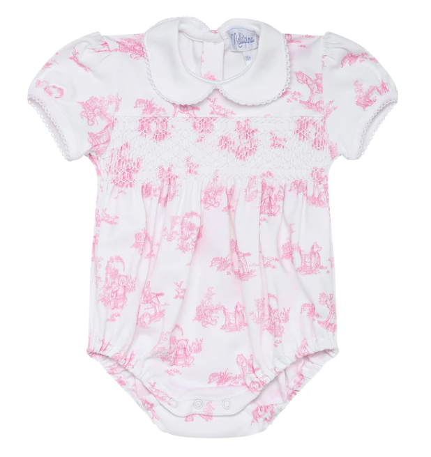 Pink Toile Baby Bubble