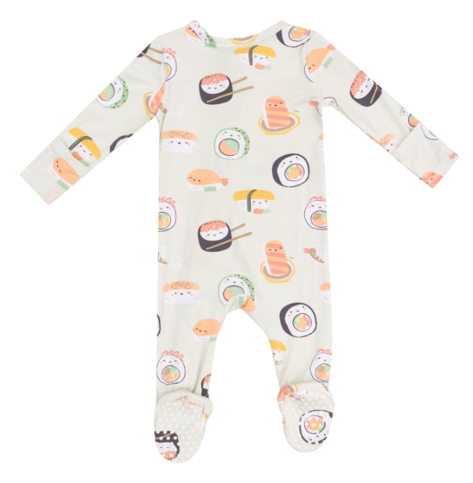 2-WAY ZIPPER FOOTIE | SUSHI GREEN