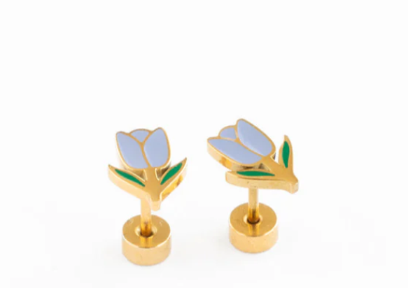 Stud Earrings | Tulip