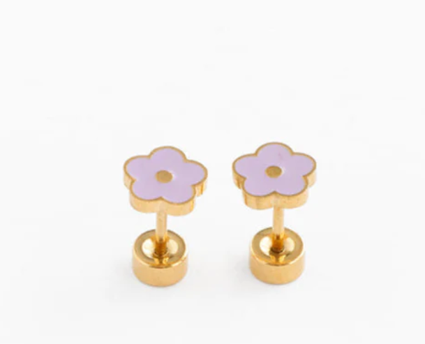 Stud Earrings | Petite Flower