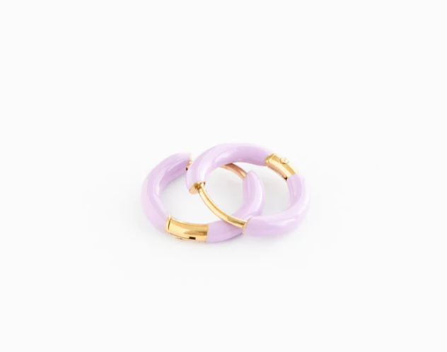 Enamel Hoop | Lilac