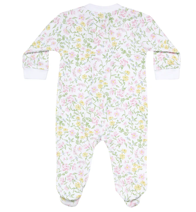 Berry Wildflowers Zipper Footie