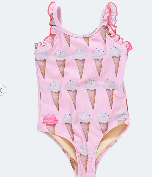 Girls Claire Suit | Neapolitan Ice Cream