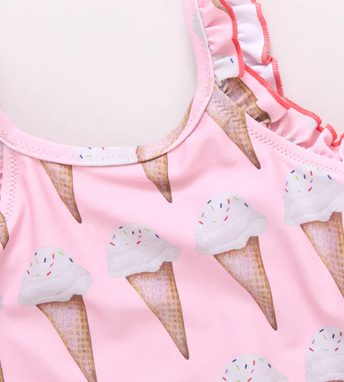 Girls Claire Suit | Neapolitan Ice Cream