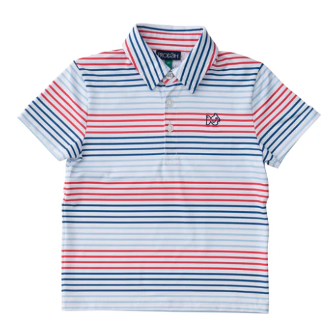 Pro Performance Polo | Americana Stripe