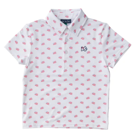 Pro Performance Polo | American Flag