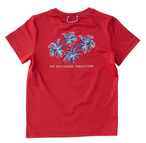 Performance Fishing T-shirt | Watermelon Red