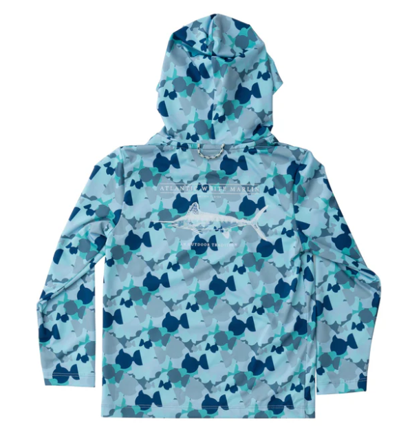 Hoodie Fishing Shirt | Fish Camo