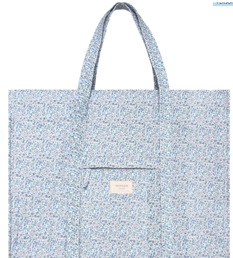 Overnighter Tote | Slate Floral