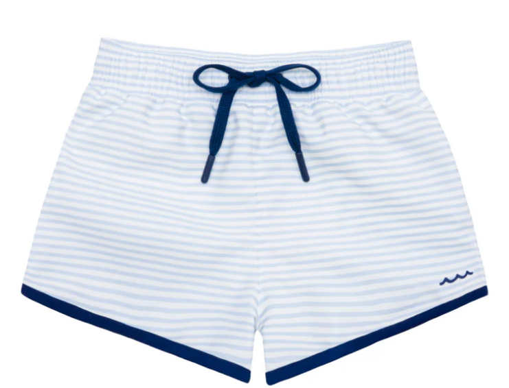 Boardie | Powder Blue Stripe